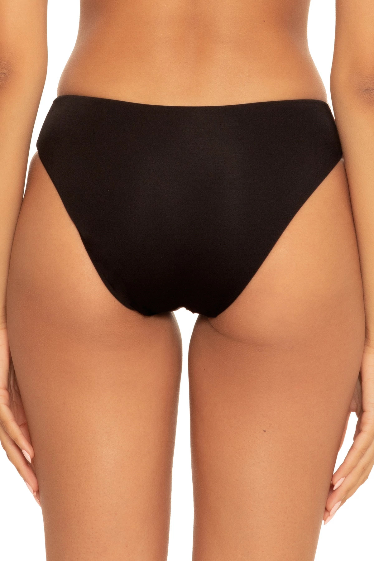 BLACK Maui Tab Side Hipster Bikini Bottom image number 2
