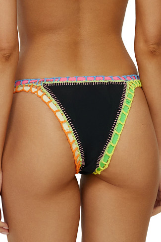 BLACK Ferrarini Brazilian Bikini Bottom