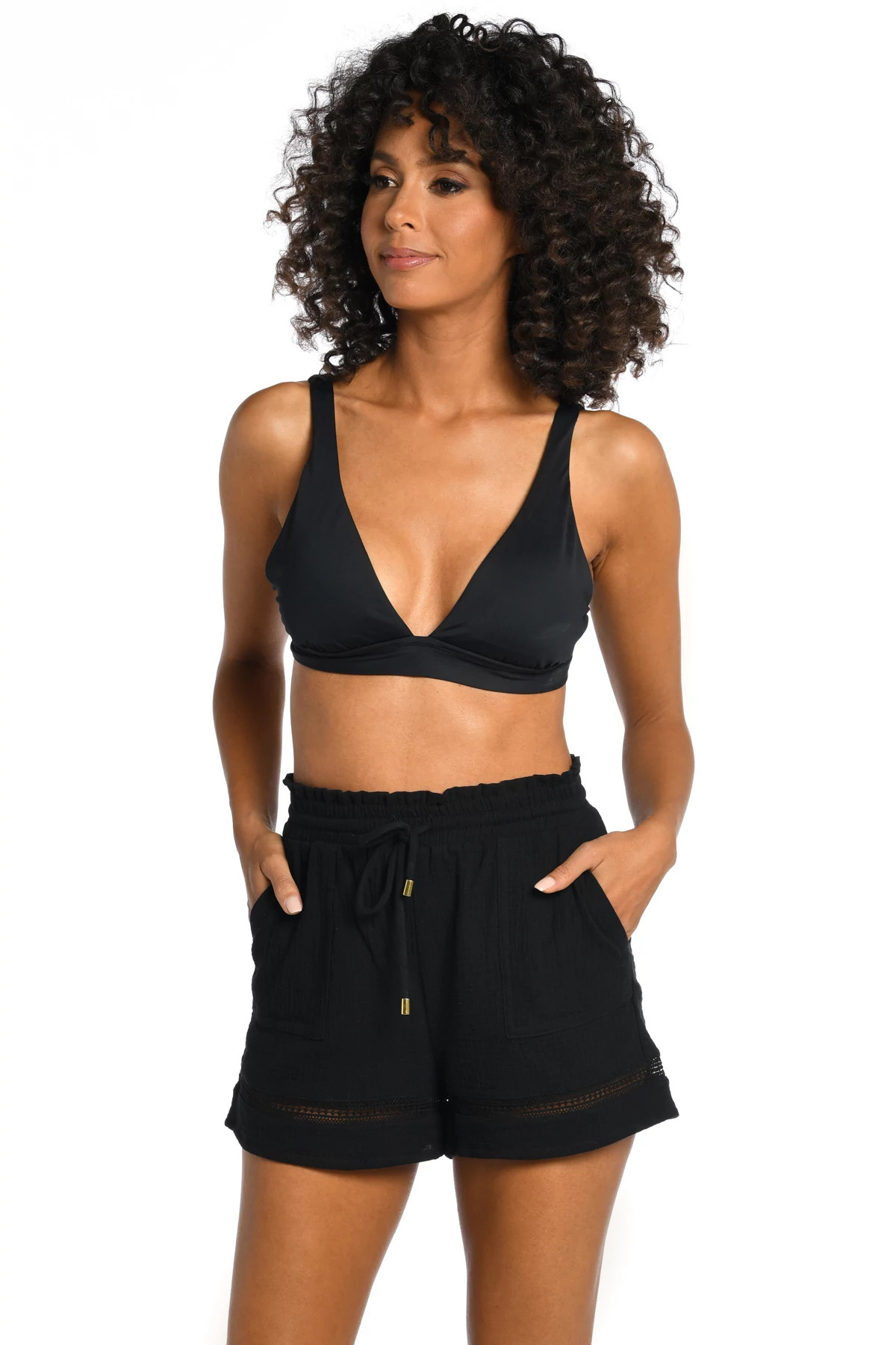 BLACK Seaside Beach Shorts image number 3