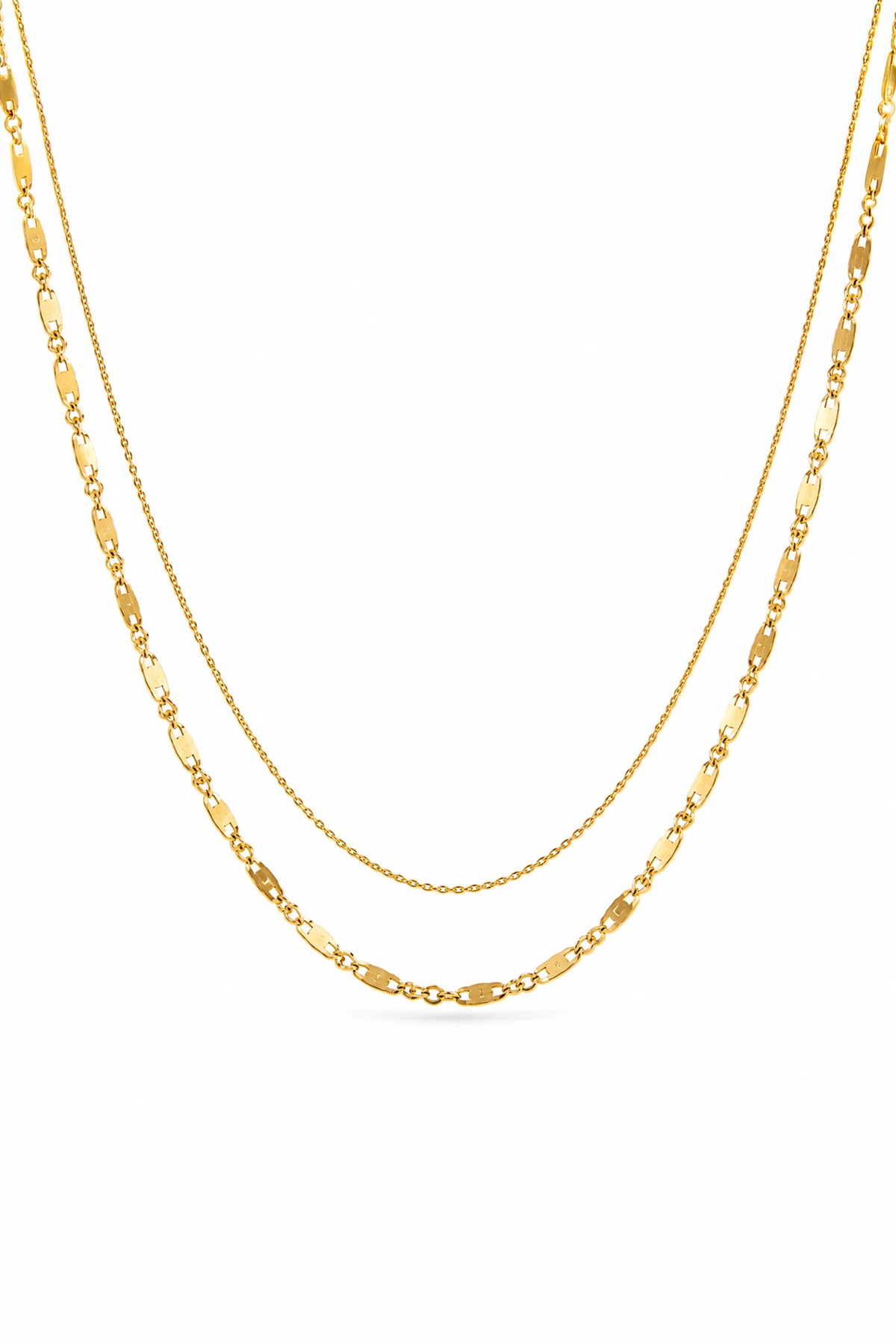 GOLD Dora Layered Necklace image number 1