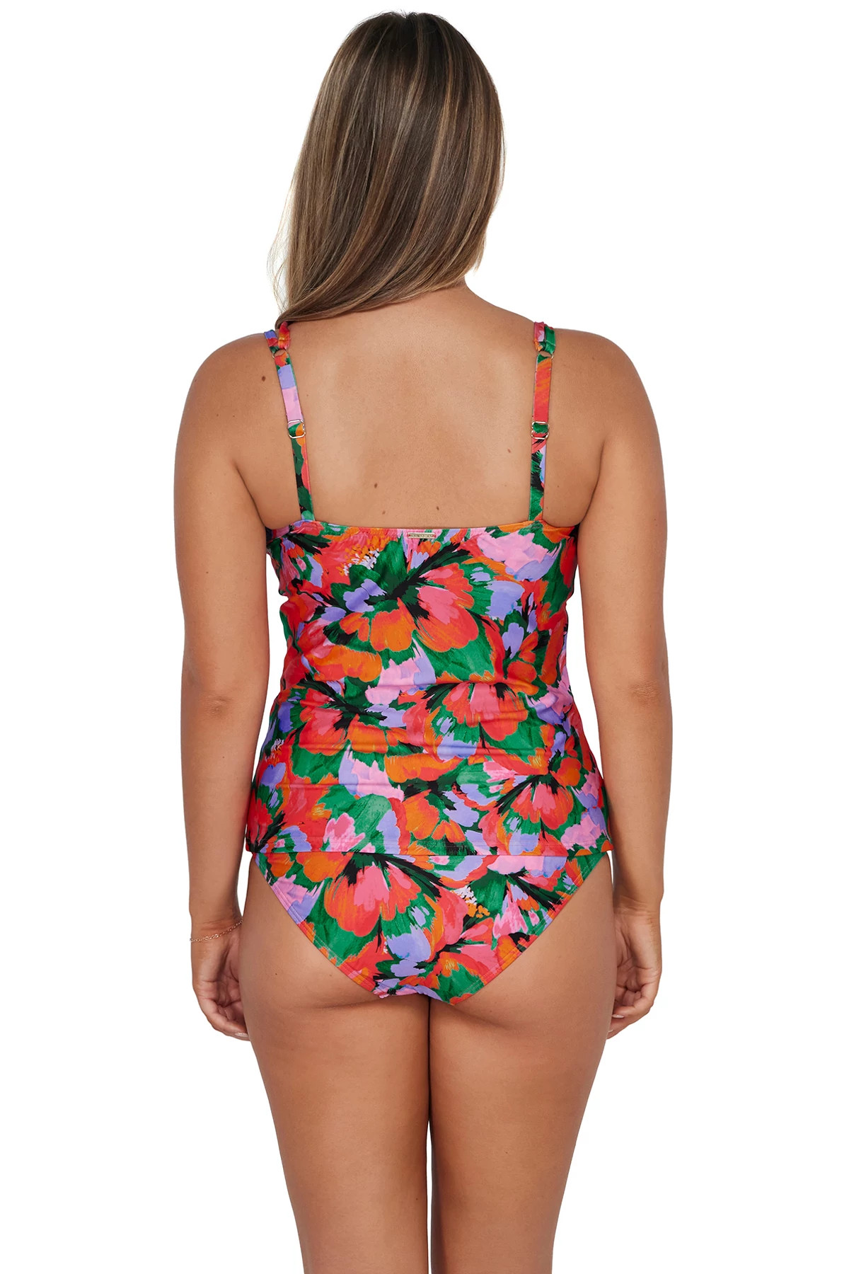 HUMMINGBIRD COVE Taylor Underwire Tankini Top (E-H Cup) image number 2