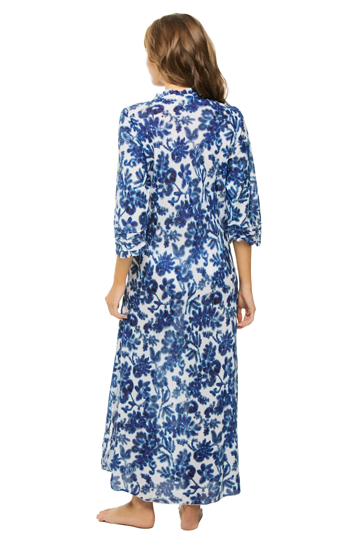 BLUE Poppy Caftan image number 2