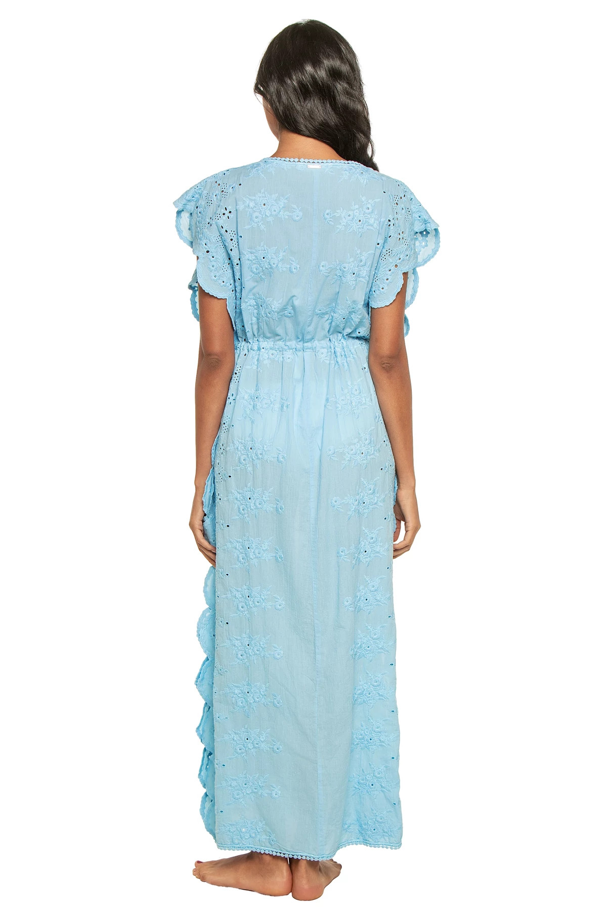 OASIS Talitha Scalloped Eyelet Kimono image number 2
