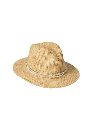 NATURAL Arielle Fedora Hat
