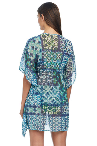 NAVY Chiffon Cover Tunic