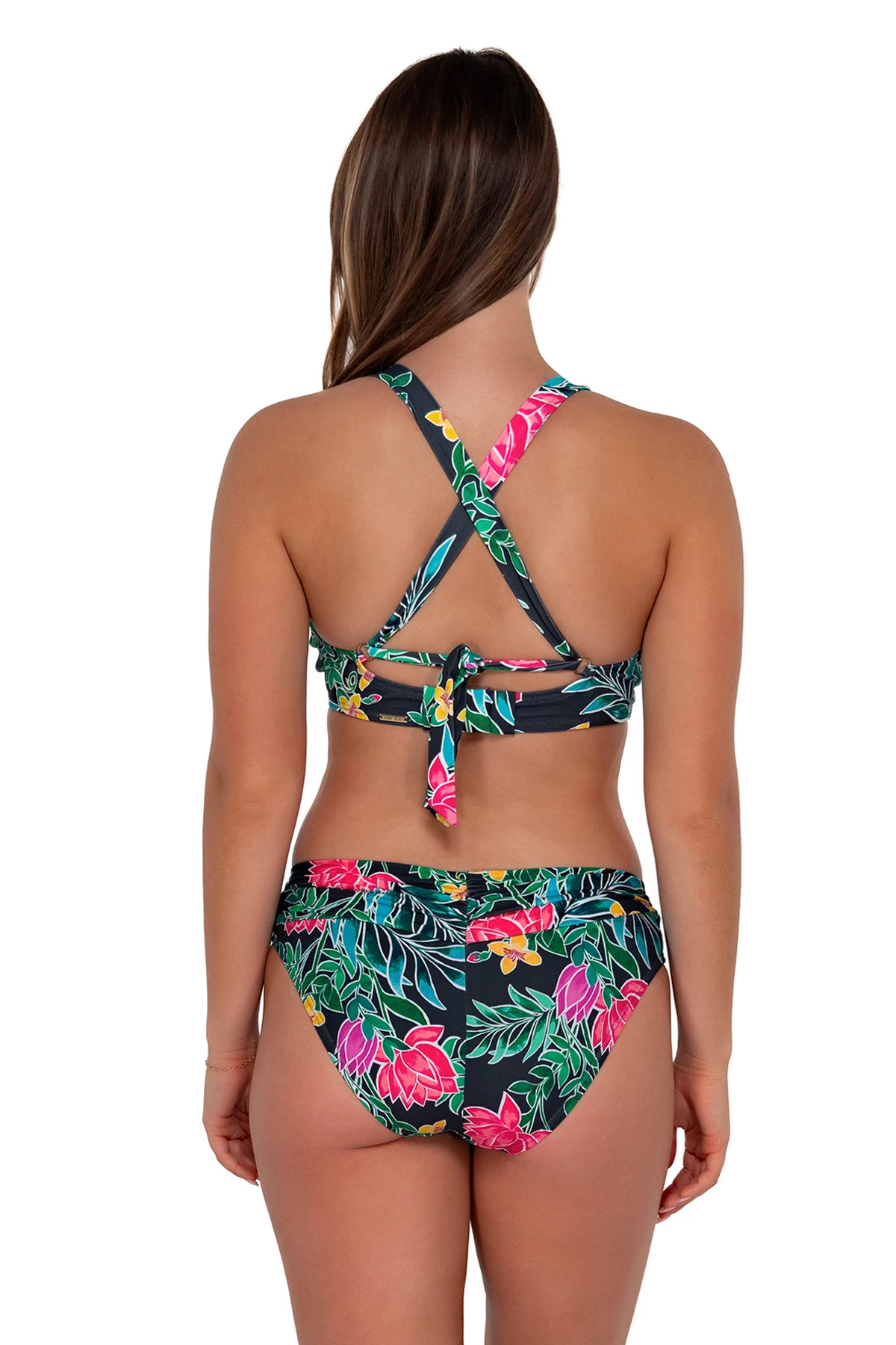 TWILIGHT BLOOMS Vienna V-Wire Bikini Top (E-H Cup) image number 2
