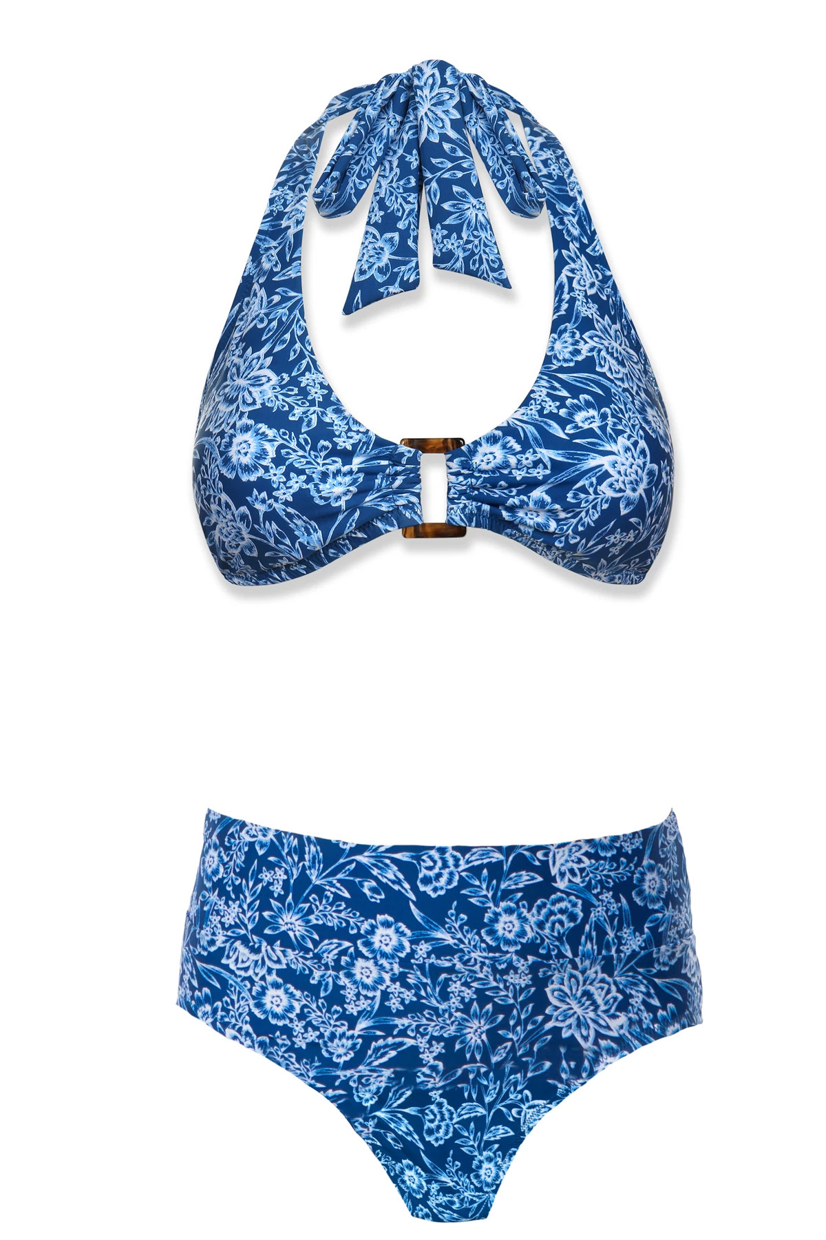 HAMPTONS FLORAL Floral Banded Hipster Bikini Bottom image number 6