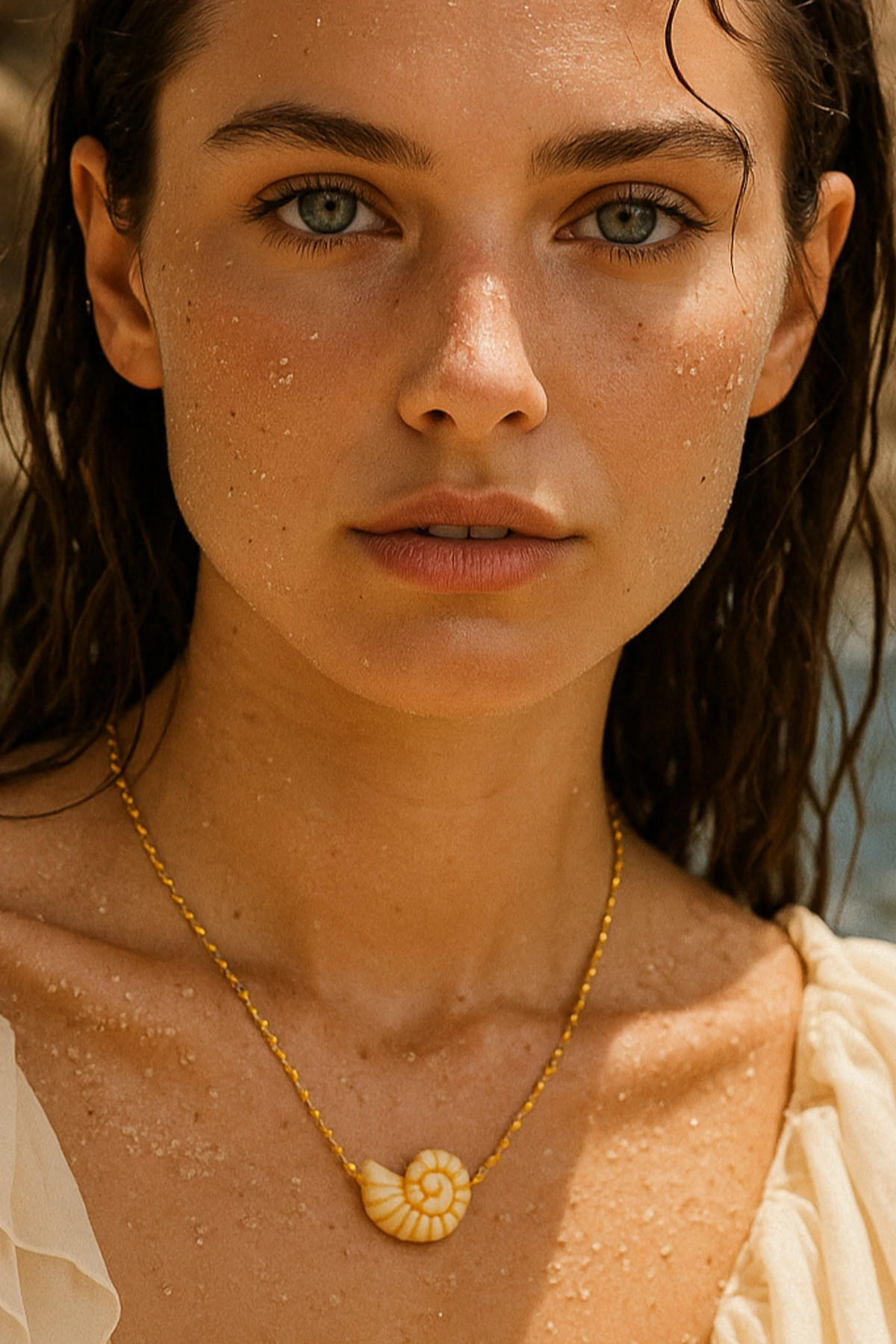 GOLD Kelley Shell Necklace image number 2