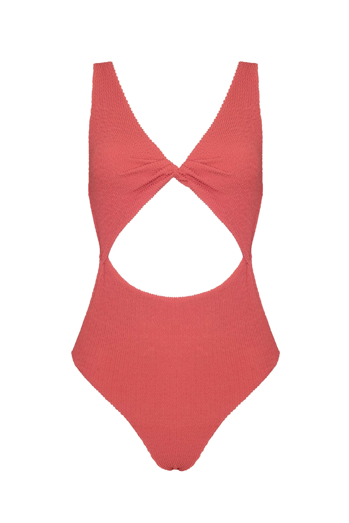 ROSE Textured Wave Twix One Piece Swimsuit image number 3