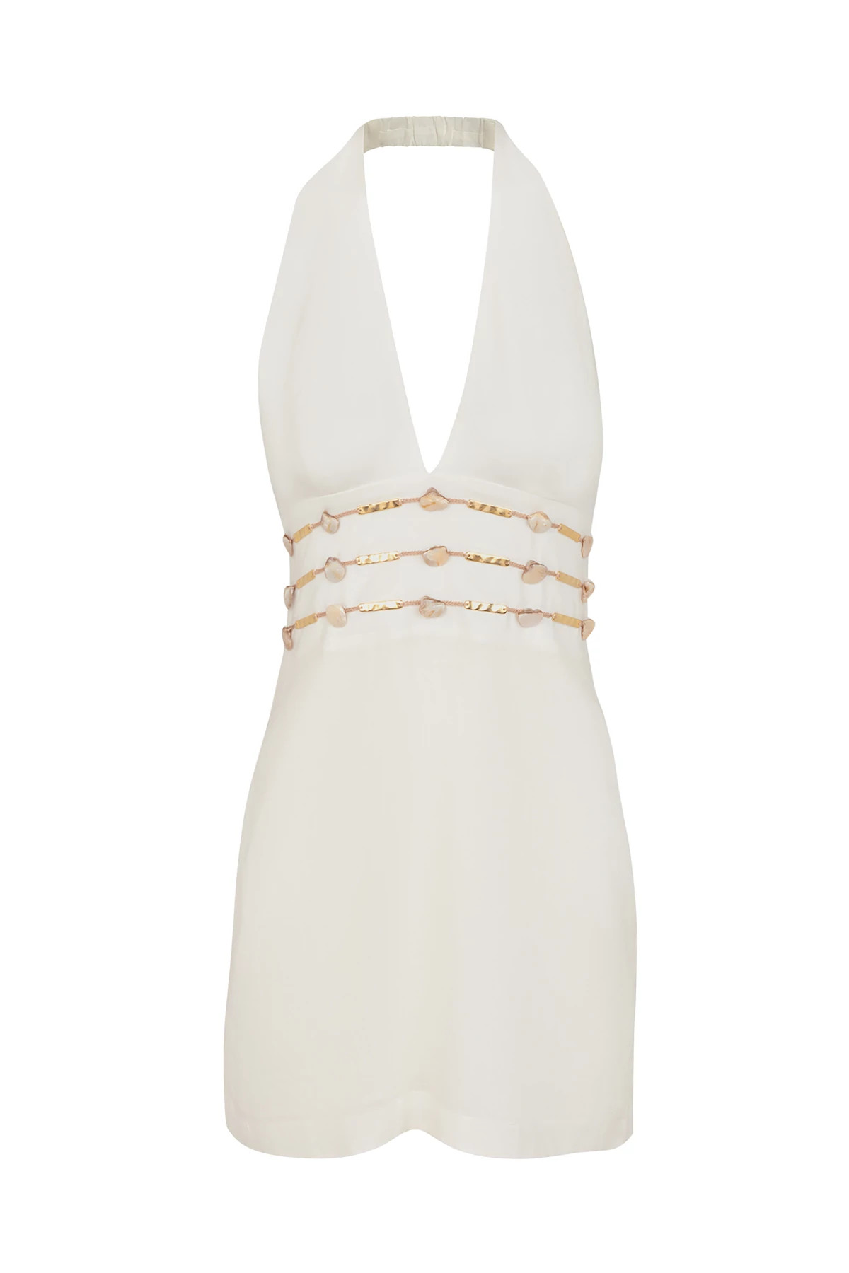 WHITE Grace Mini Dress image number 4