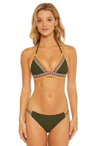 BAY LEAF Avery Halter Bikini Top