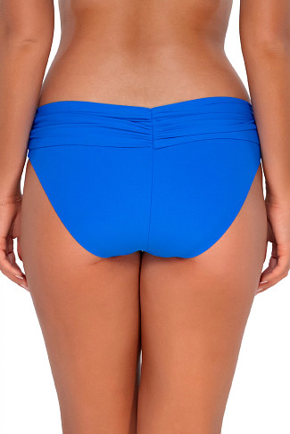 ELECTRIC BLUE Unforgettable Banded Hipster Bikini Bottom