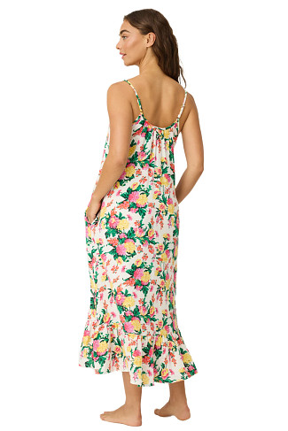 FLORAL Floral Midi Dress