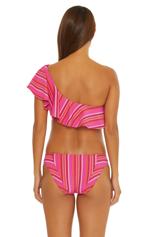 MULTI Marai Ruffle Asymmetrical Bikini Top