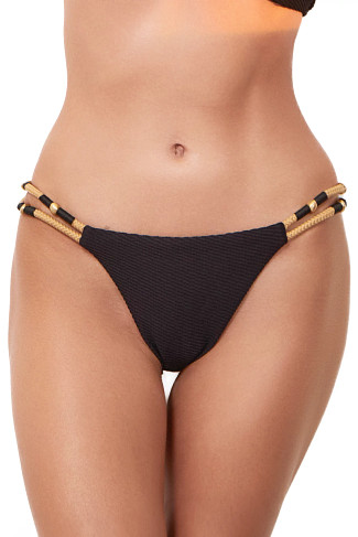 BLACK Layla Tab Side Hipster Bikini Bottom