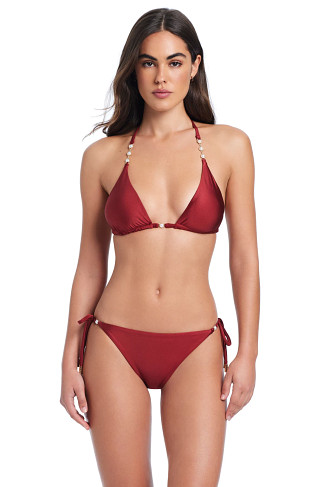 SHIRAZ Pearl Triangle Bikini Top