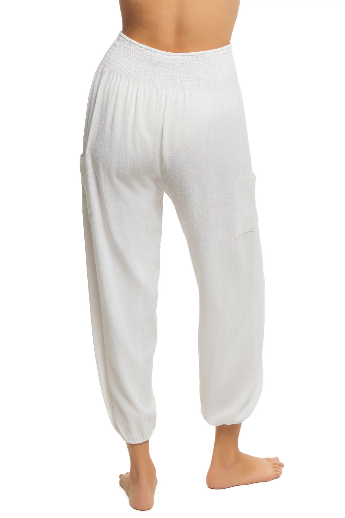 WHITE Easy Cargo Beach Pants image number 2