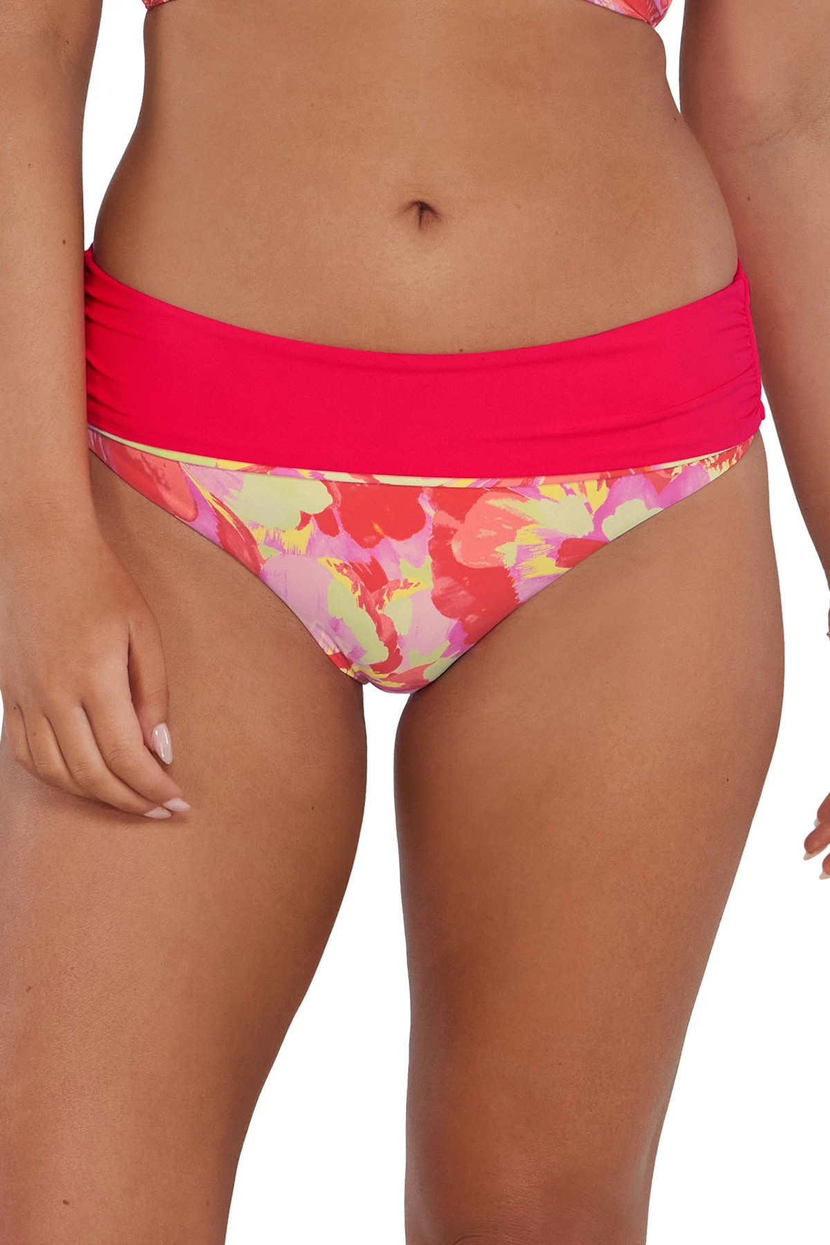 BUTTERFLY BEACH Capri High Waist Bikini Bottom image number 2