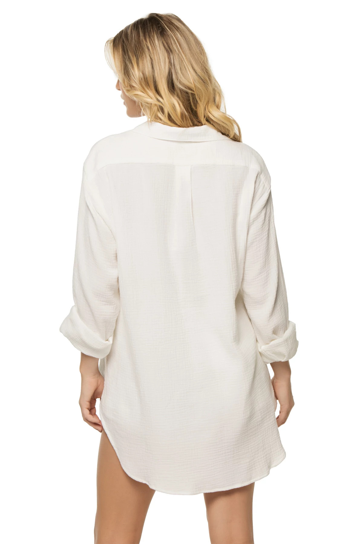 WHITE The Favorite Shirt Dress image number 2
