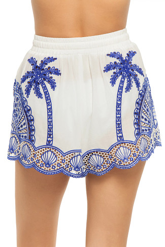 OFF-WHITE Blue Palm Shorts