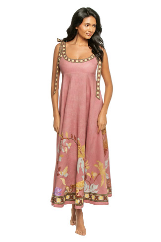 ROSE Zuri Linen Maxi Dress
