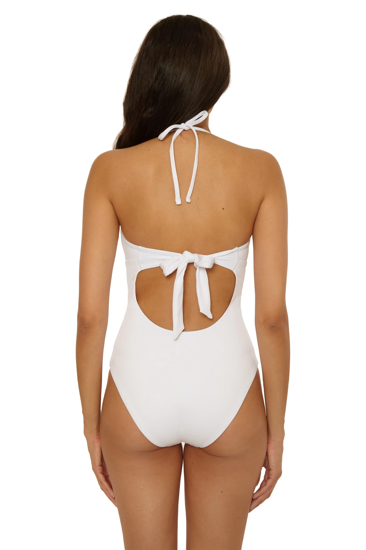 WHITE Mira One Piece Swimsuit image number 2