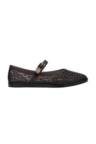 CLEAR BLACK Harper Ballet Flat