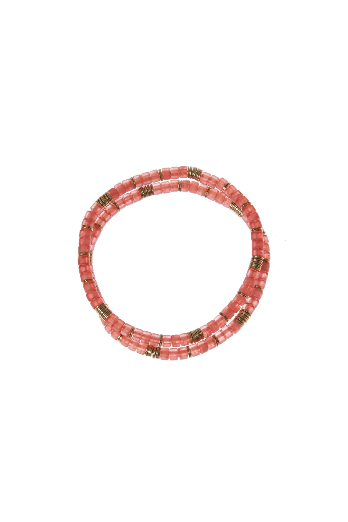 CORAL Stretch Beaded Bracelet Set image number 1