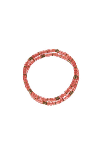 CORAL Stretch Beaded Bracelet Set