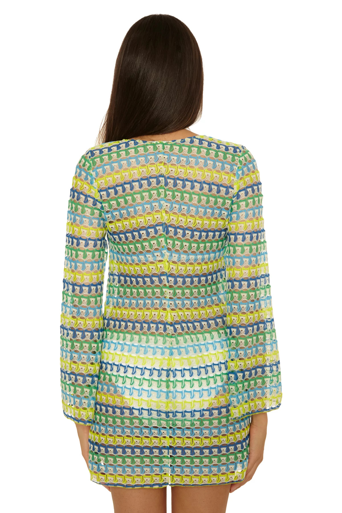 GREEN APPLE Utopia Crochet Tunic image number 2