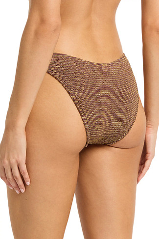 COCOA BUTTER LUREX Sign Hipster Bikini Bottom