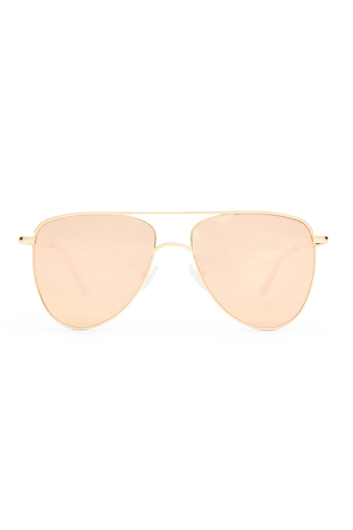 GOLD PEACH MIRROR The Duke Sunglasses image number 2