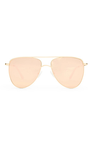GOLD PEACH MIRROR The Duke Sunglasses