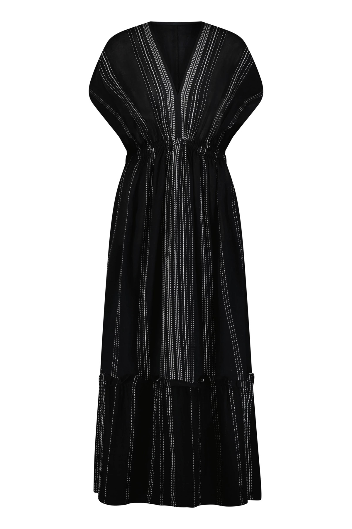 BLACK Leliti Plunge Maxi Dress image number 3