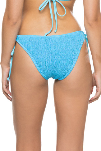 BLUE TURQUOISE Jamaica Tie Side Hipster Bikini Bottom