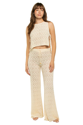 NATURAL Crochet Crop Top