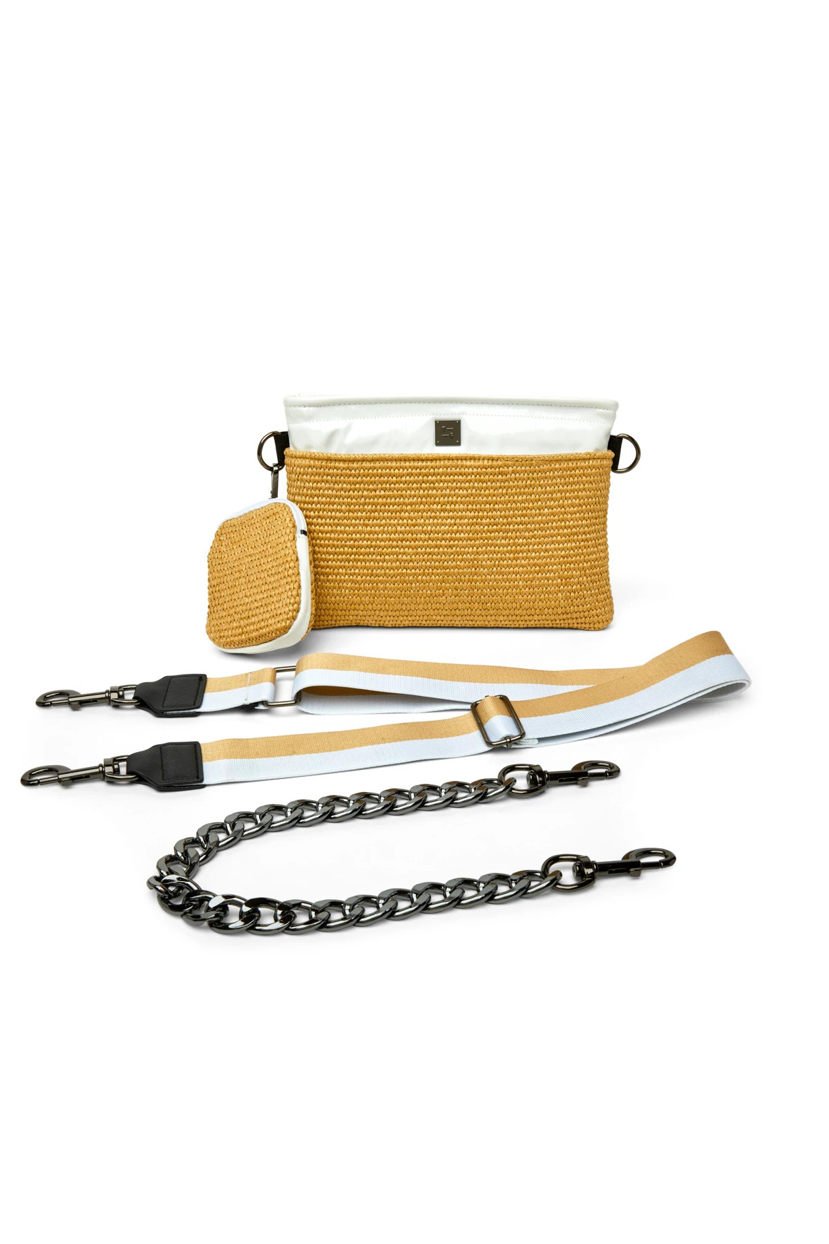 WHITE/DUNE WEB Downtown Crossbody Bag image number 3