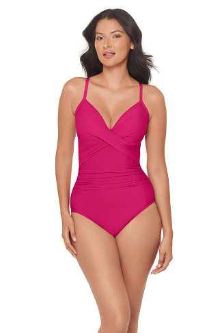 ROSSO Captivate Underwire Surplice One Piece Swimsuit