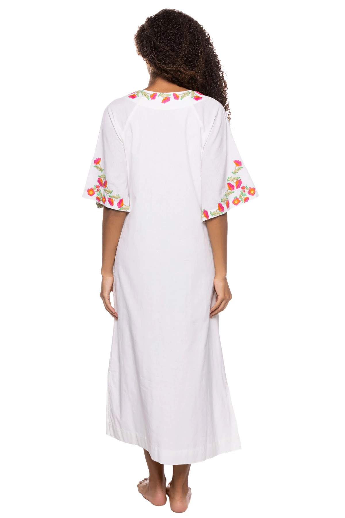 OYSTER MULTI Charming Embroidered Caftan image number 2
