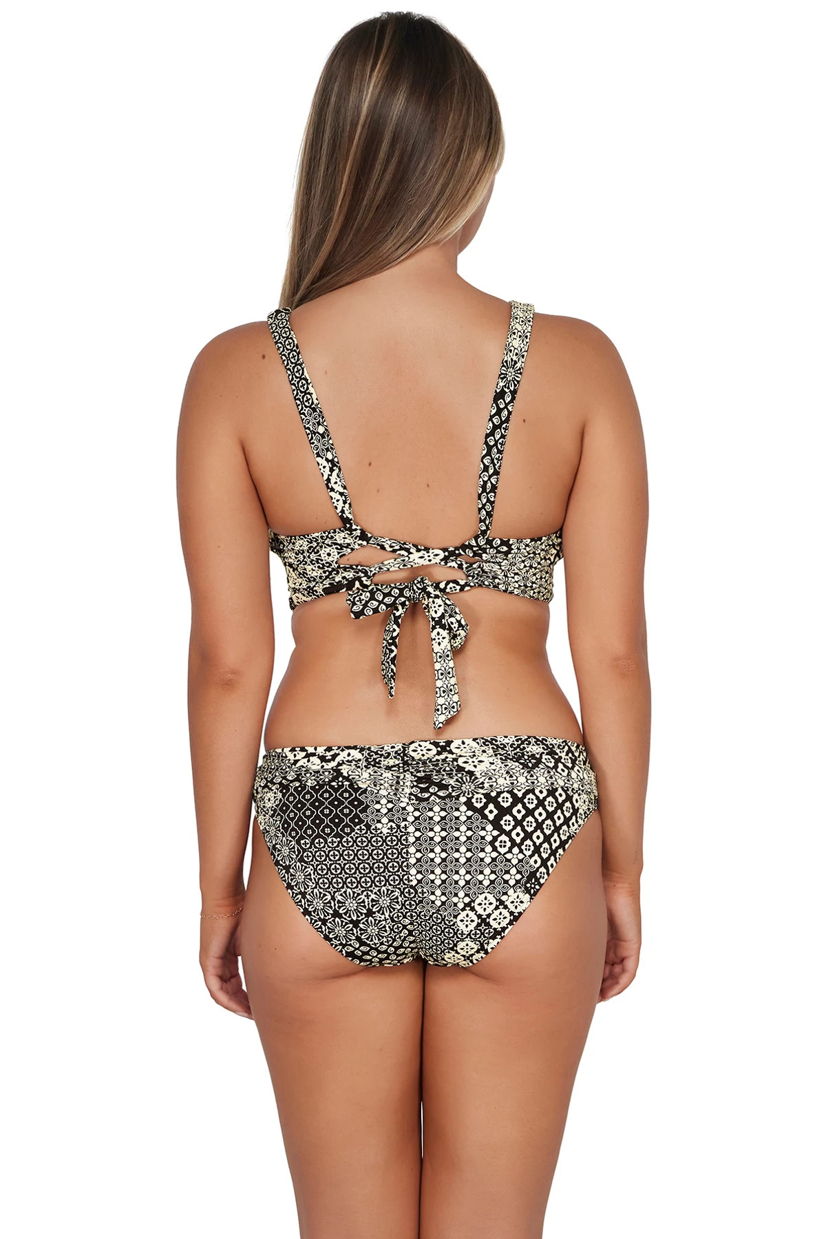 VENICE SEAGRASS TEXTURE Elsie Underwire Bikini Top (D+ Cup) image number 2