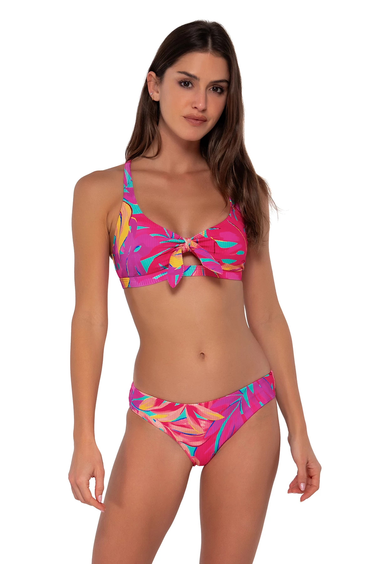 OASIS SANDBAR RIB Brandi Bralette Bikini Top image number 2