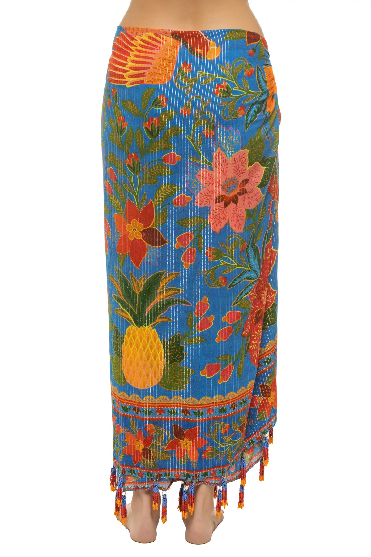 BLUE TROPICAL Blue Tropical Tapestry Sarong image number 2