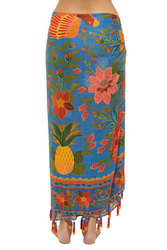 BLUE TROPICAL Blue Tropical Tapestry Sarong