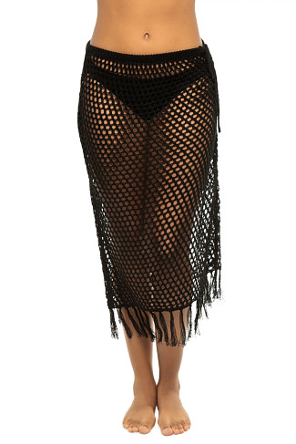 BLACK Ibiza Crochet Sarong