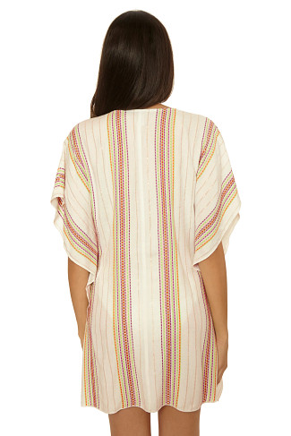 WHITE/MULTI Radiance Stripe Tunic