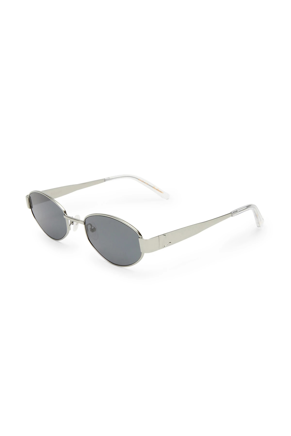 SILVER Boston Oval Sunglasses image number 1