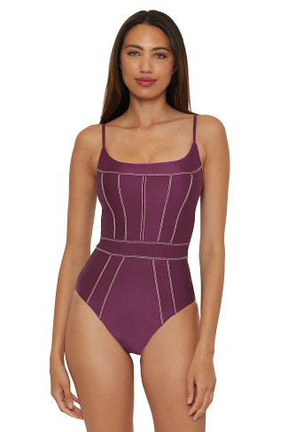 AUBERGINE Makenna One Piece Swimsuit