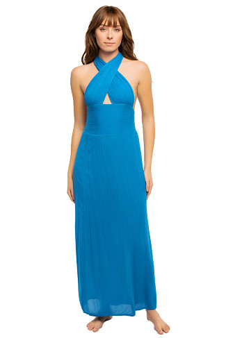BRIGHT BLUE Multi-Way Maxi Dress