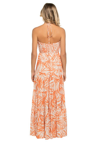 SUNSET BALI Halter Maxi Dress