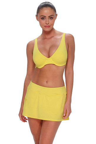 PINEAPPLE CREPE Ally Underwire Bikini Top (D+ Cup)